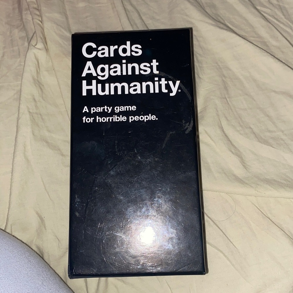 Cards against humanity card game